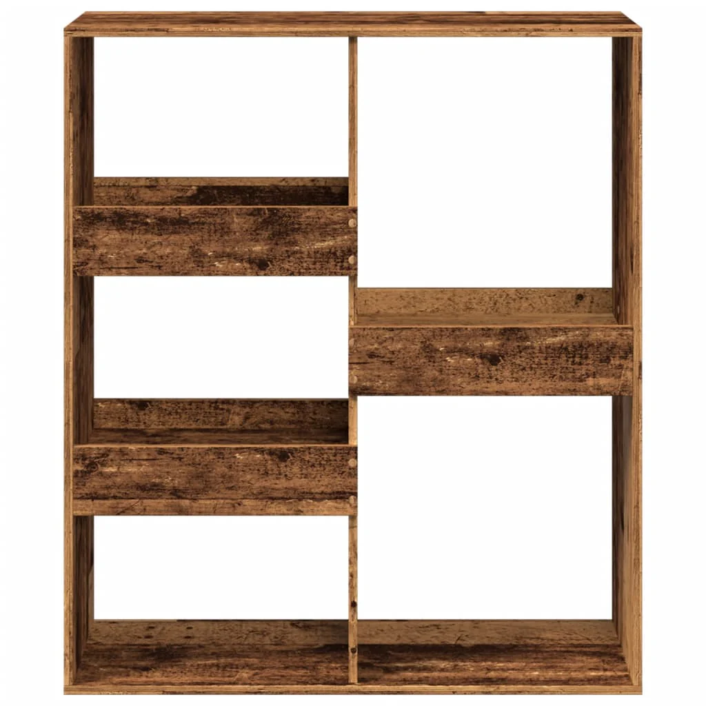 rumdeler 100x33x115 cm konstrueret træ antikt træ - Image 4