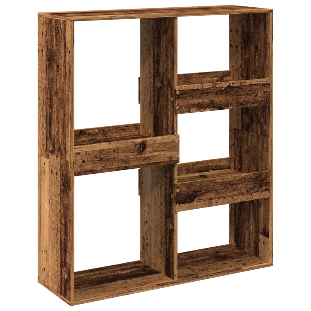 rumdeler 100x33x115 cm konstrueret træ antikt træ - Image 6