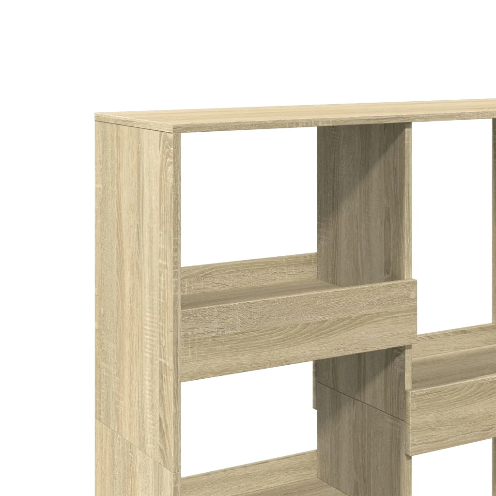 rumdeler 100x33x115 cm konstrueret træ sonoma-eg - Image 7