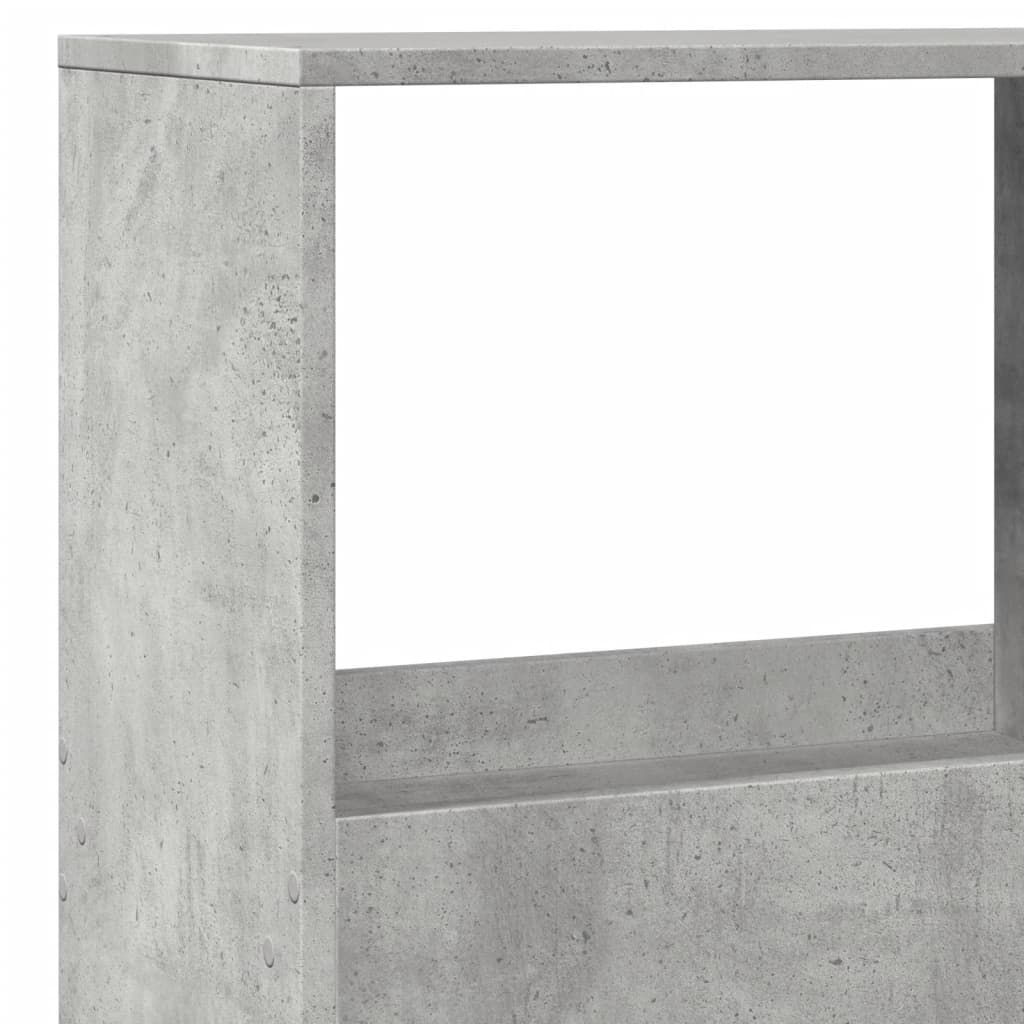 rumdeler 100x33x155,5 cm konstrueret træ betongrå - Image 7