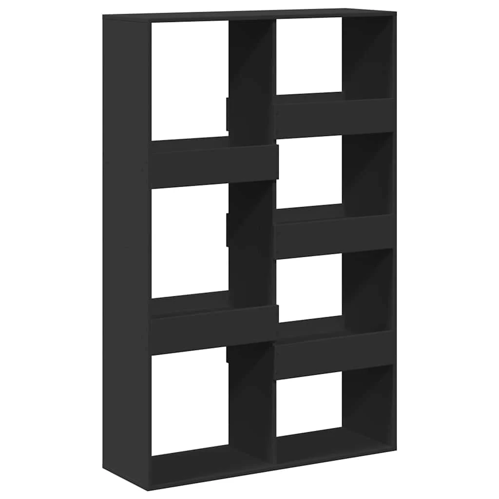 rumdeler 100x33x155,5 cm konstrueret træ sort - Image 6
