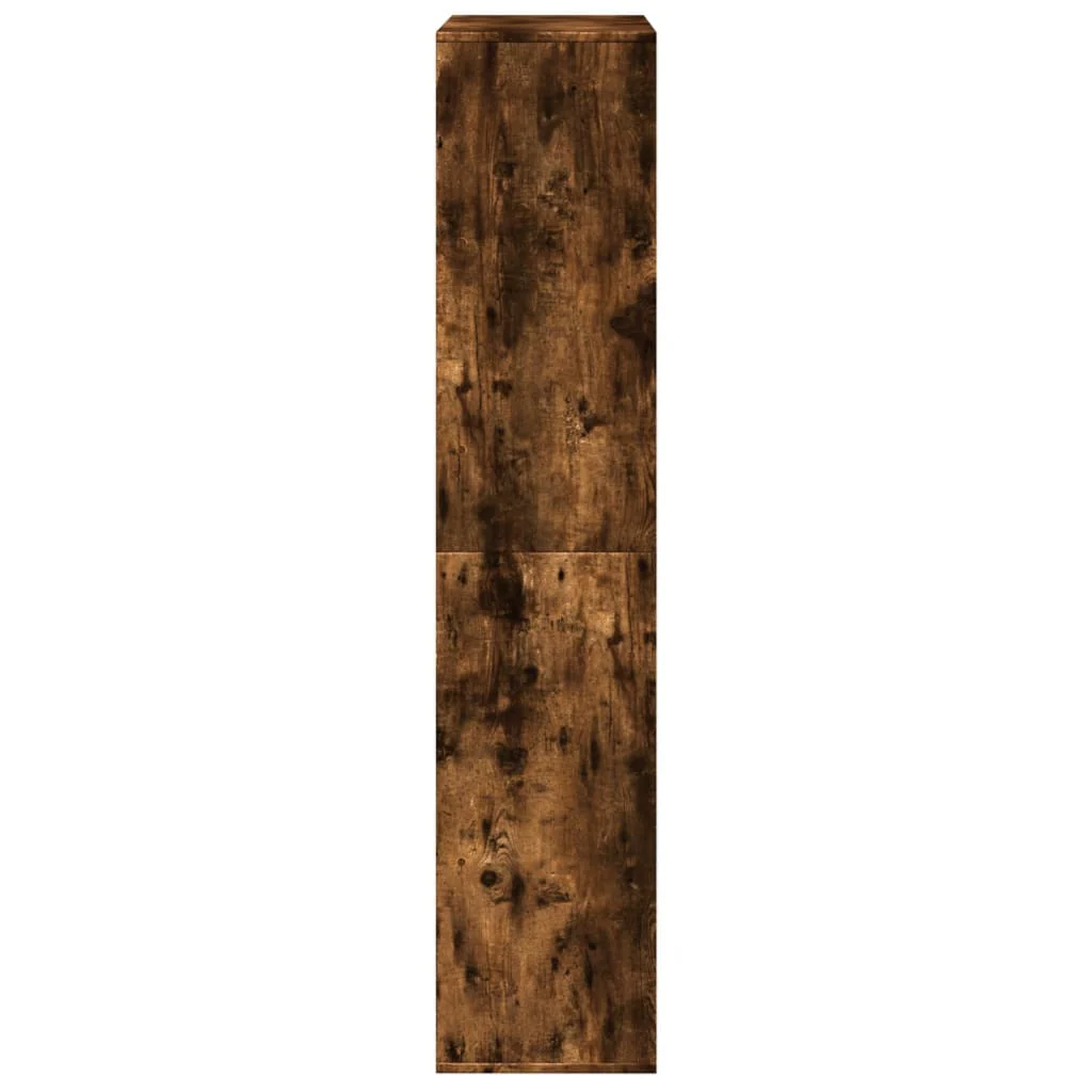 rumdeler 100x33x156,5 cm konstrueret træ røget egetræsfarve - Image 5