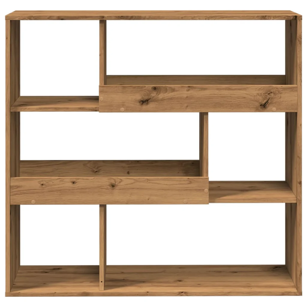 rumdeler 100x33x94,5 cm konstrueret træ egetræsfarve - Image 4