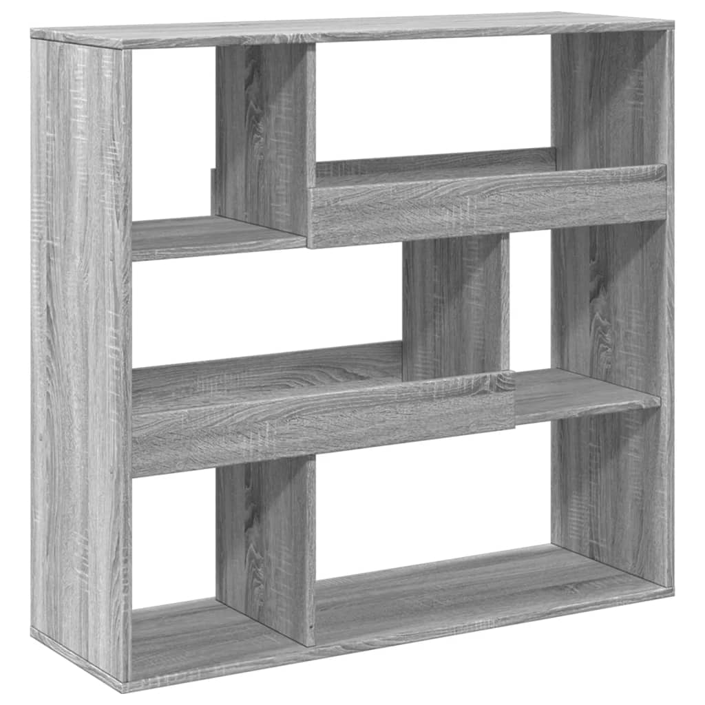 rumdeler 100x33x94,5 cm konstrueret træ grå sonoma-eg - Image 2