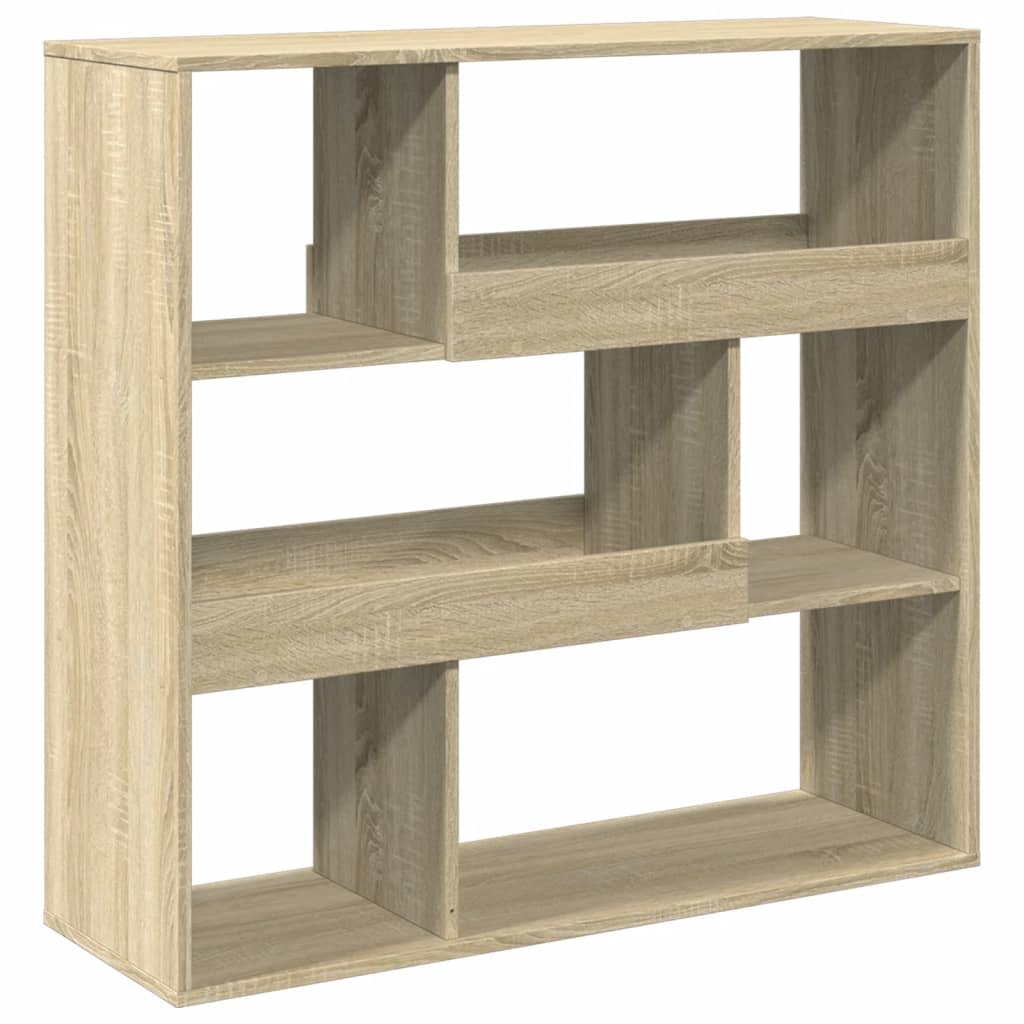 rumdeler 100x33x94,5 cm konstrueret træ sonoma-eg - Image 2