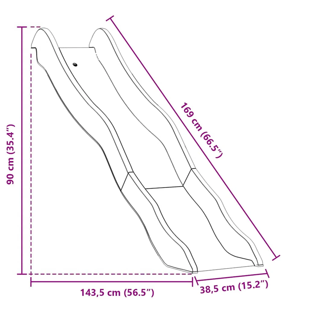 rutsjebane 174x38 cm polypropylen - Image 7