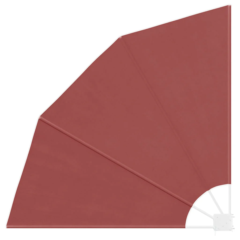 sammenklappelig sidemarkise til altan terracotta 140 x 140 cm - Image 2