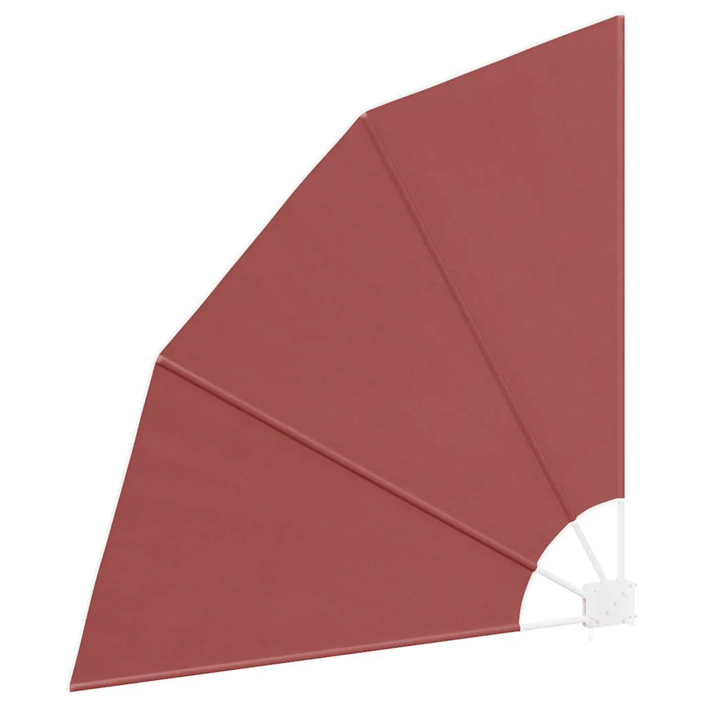 sammenklappelig sidemarkise til altan terracotta 140 x 140 cm - Image 4
