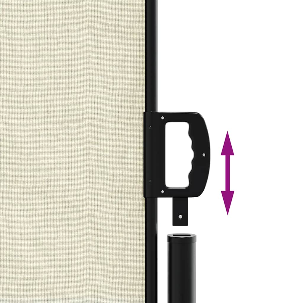 sammenrullelig sidemarkise 100 x 1000 cm cremefarvet - Image 6