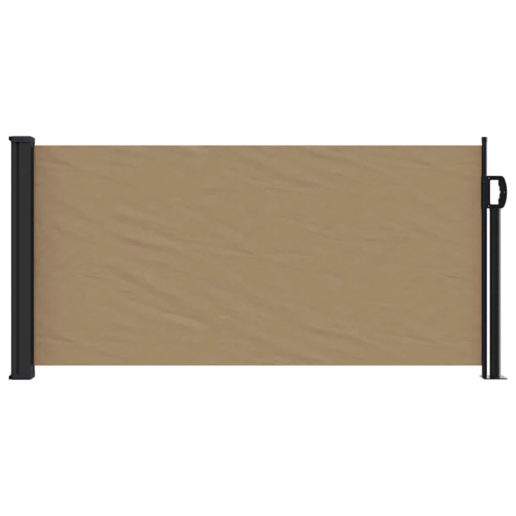 sammenrullelig sidemarkise 100x300 cm gråbrun - Image 3