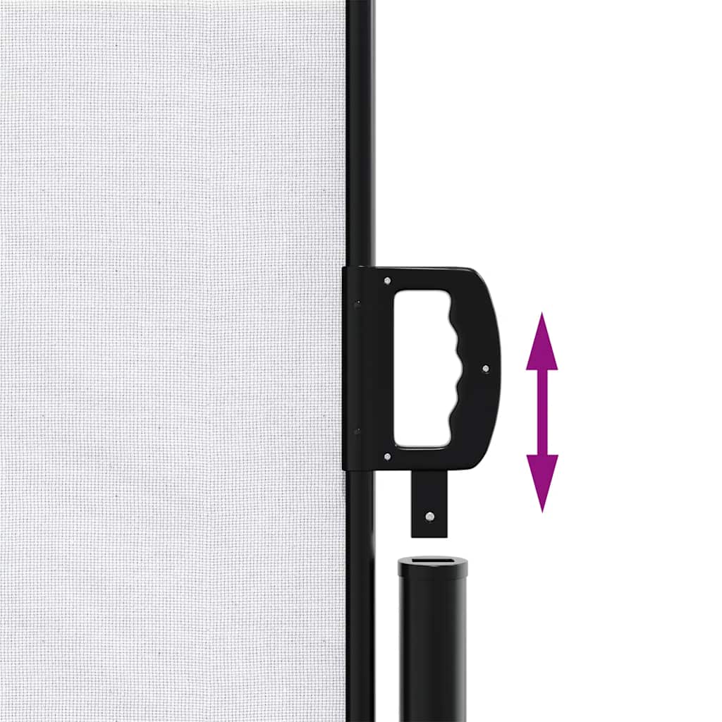 sammenrullelig sidemarkise 100x300 cm hvid - Image 6