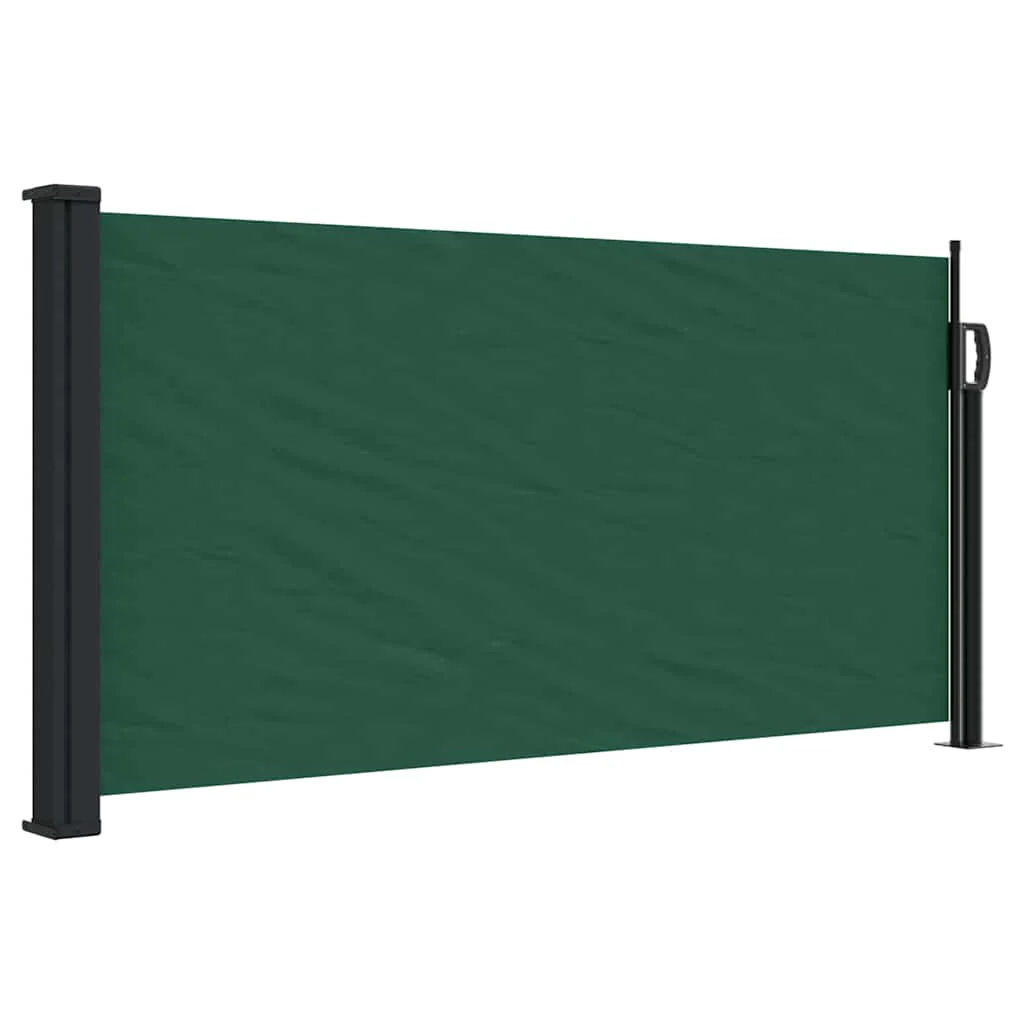 sammenrullelig sidemarkise 100x300 cm mørkegrøn - Image 2