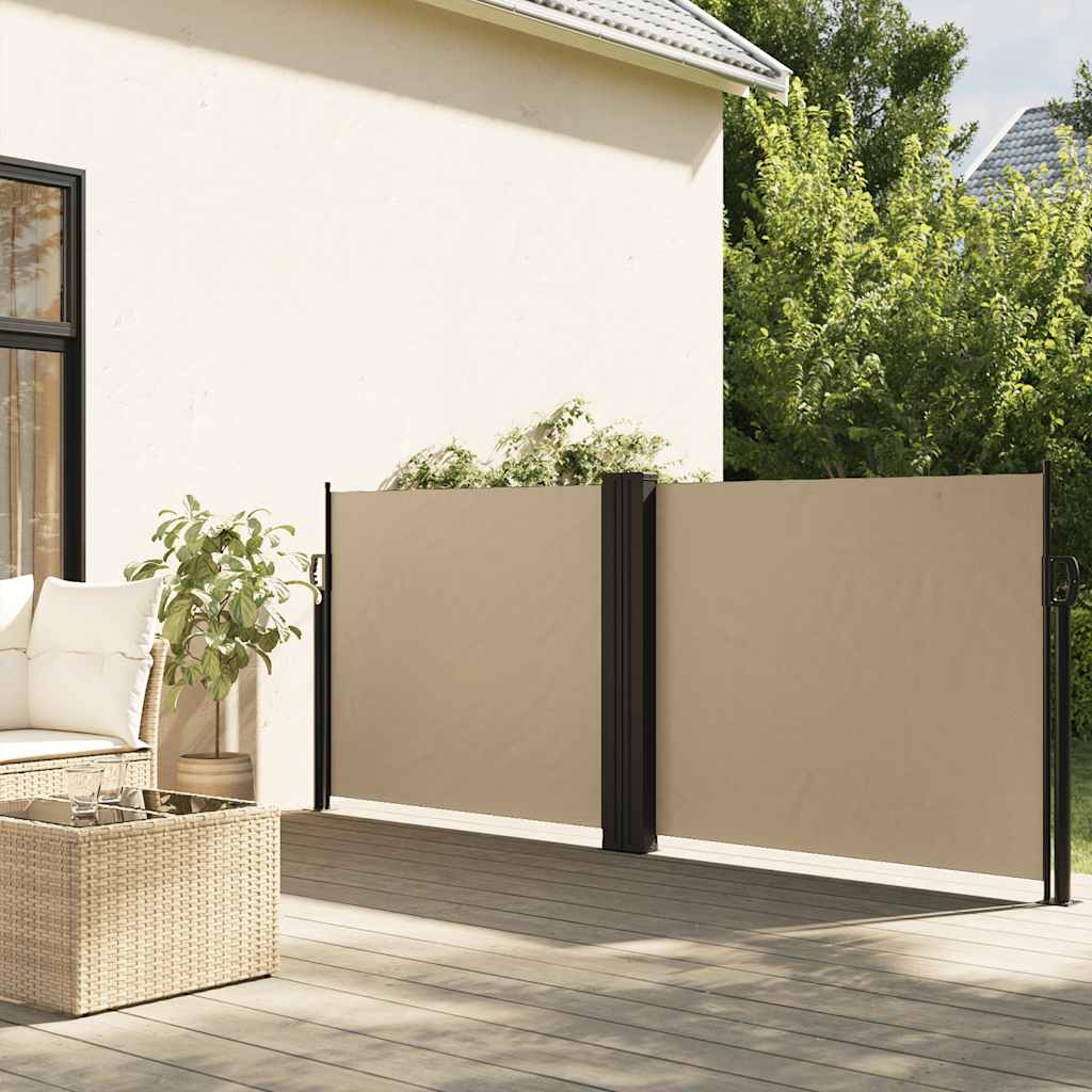 sammenrullelig sidemarkise 100x600 cm beige