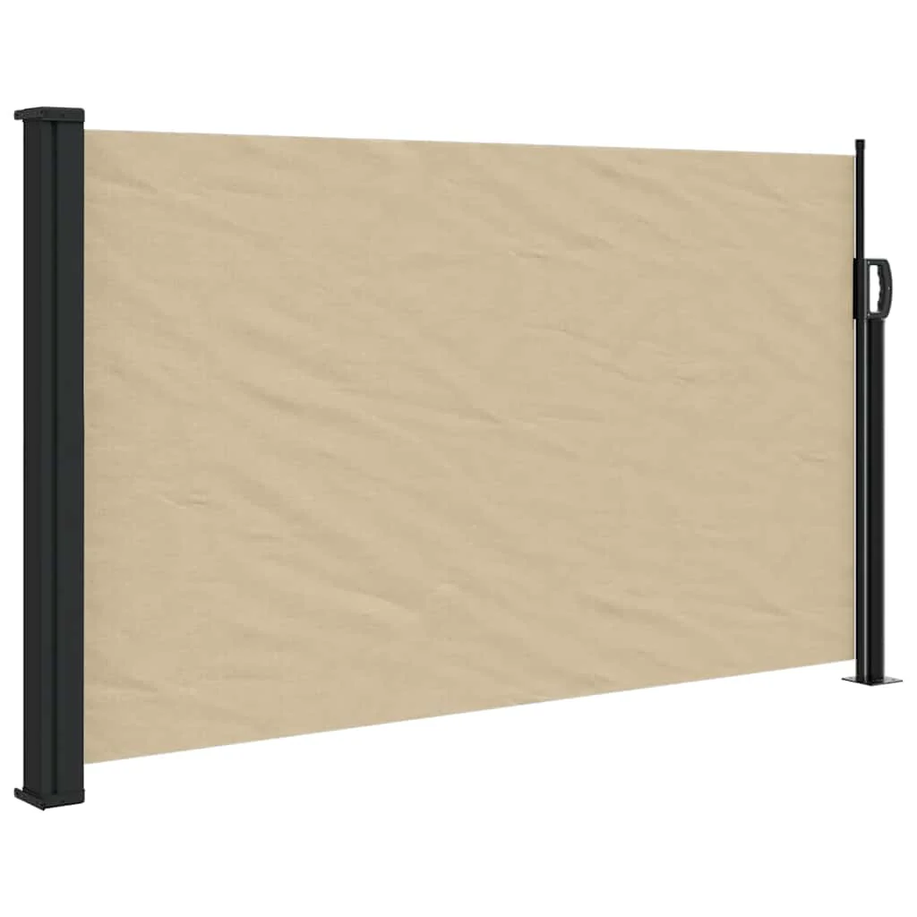 sammenrullelig sidemarkise 120 x 600 cm beige - Image 2