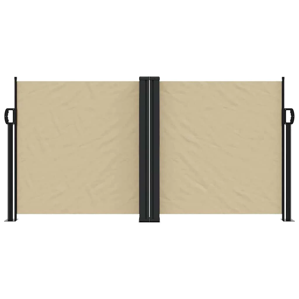 sammenrullelig sidemarkise 120 x 600 cm beige - Image 3