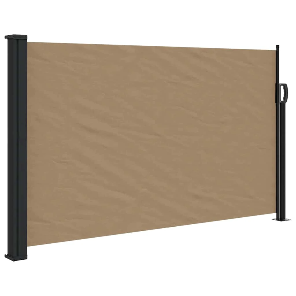sammenrullelig sidemarkise 120 x 600 cm gråbrun - Image 2
