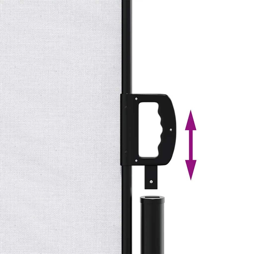 sammenrullelig sidemarkise 120 x 600 cm hvid - Image 6