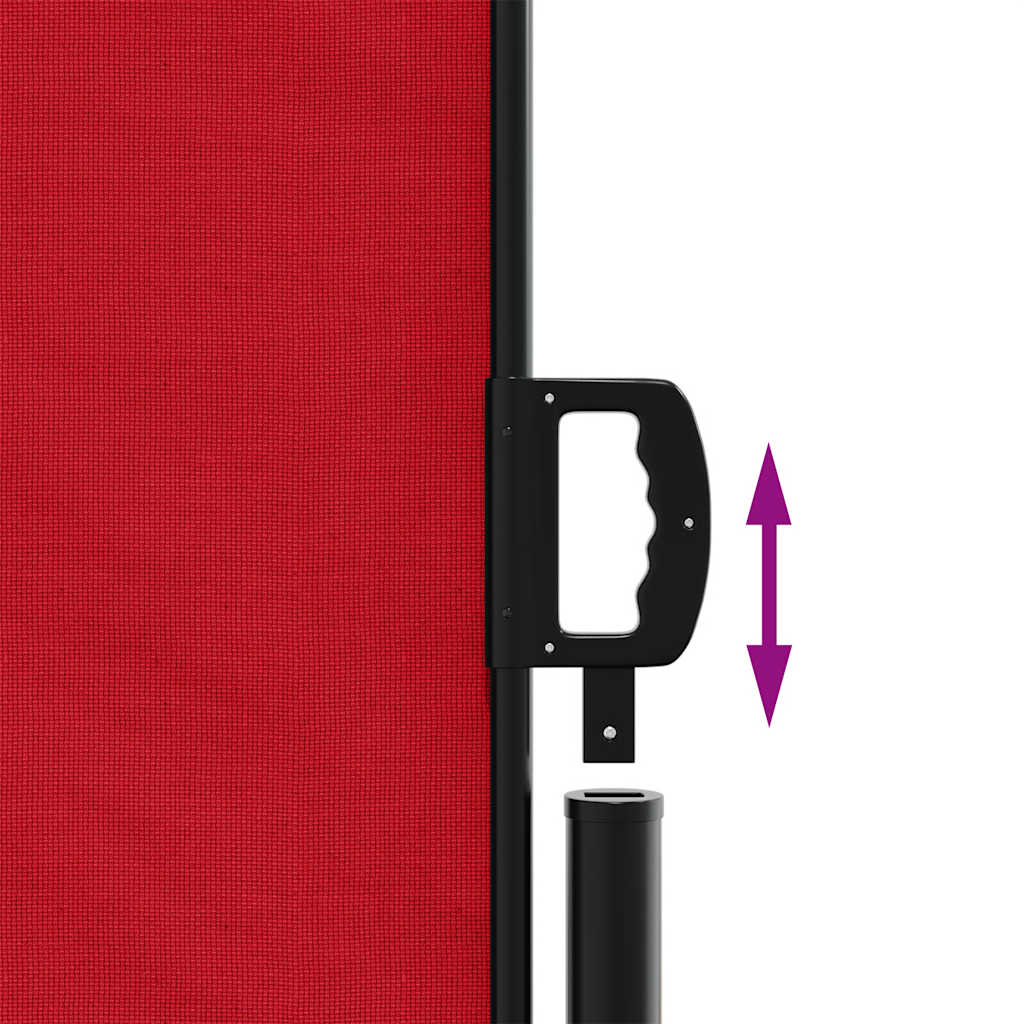sammenrullelig sidemarkise 120 x 600 cm red - Image 6