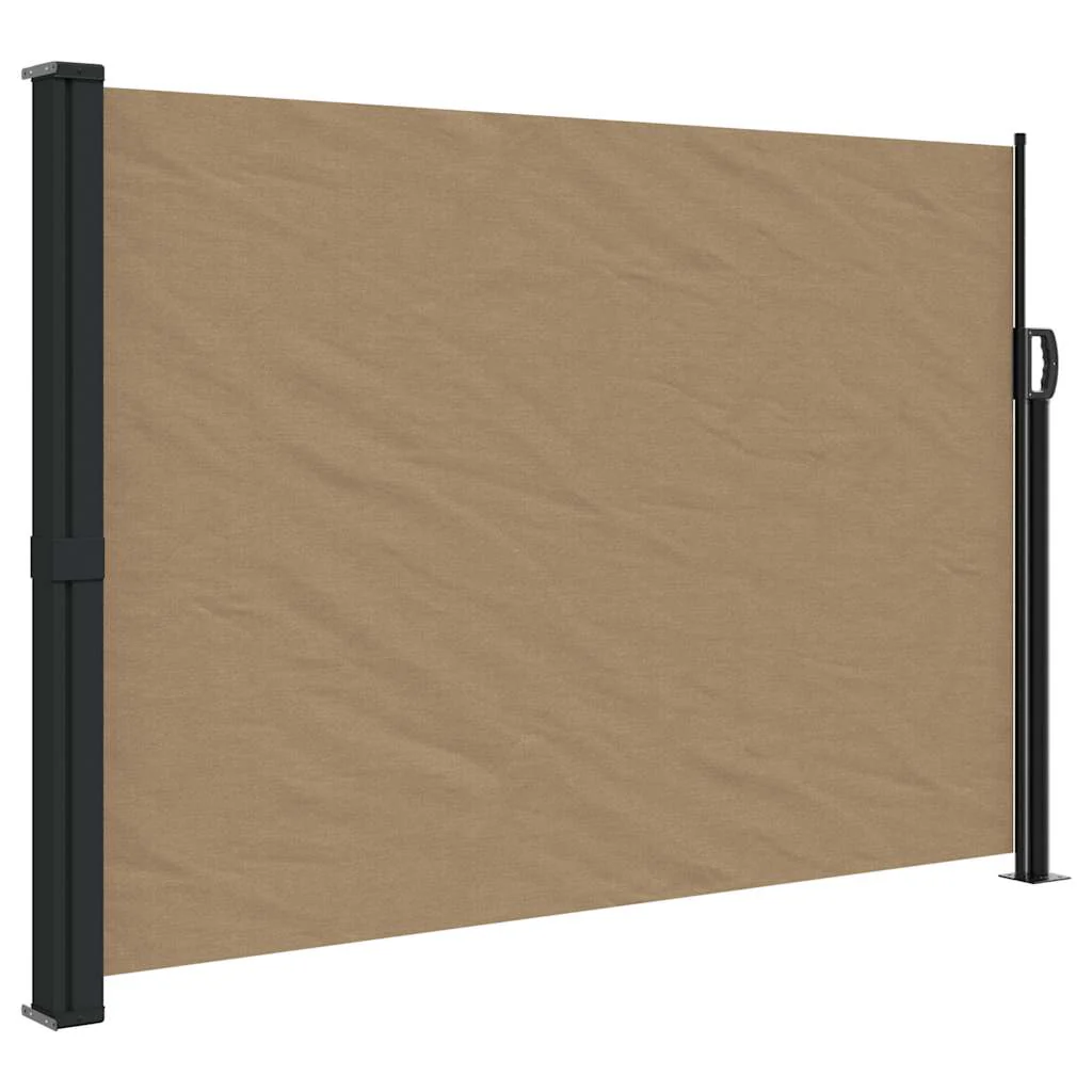 sammenrullelig sidemarkise 140x500 cm gråbrun - Image 2