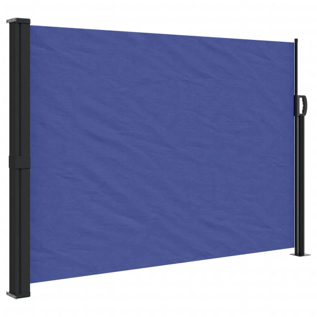 sammenrullelig sidemarkise 140x600 cm blå - Image 2