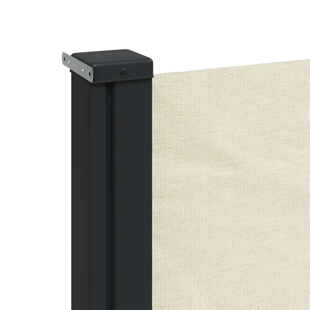 sammenrullelig sidemarkise 140x600 cm cremefarvet - Image 7