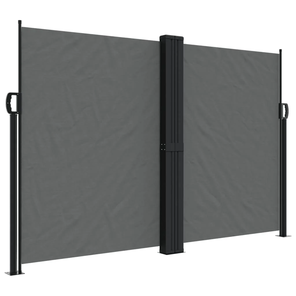 sammenrullelig sidemarkise 160x1200 cm antracitgrå - Image 2