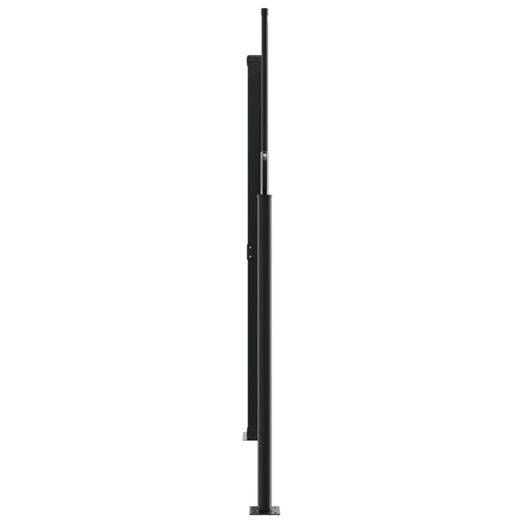sammenrullelig sidemarkise 160x1200 cm antracitgrå - Image 4