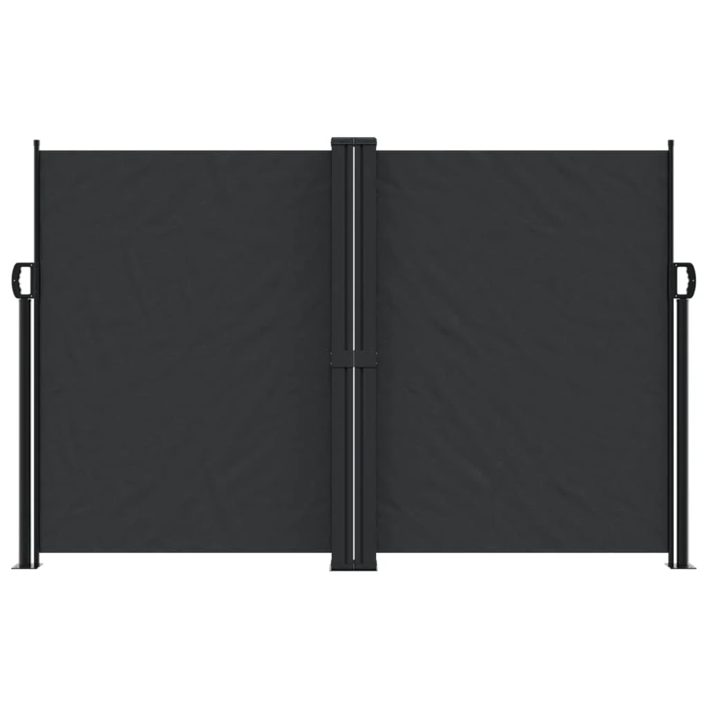 sammenrullelig sidemarkise 160x1200 cm sort - Image 3