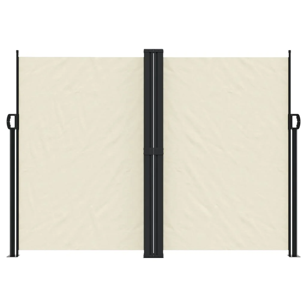 sammenrullelig sidemarkise 180x1000 cm cremefarvet - Image 3