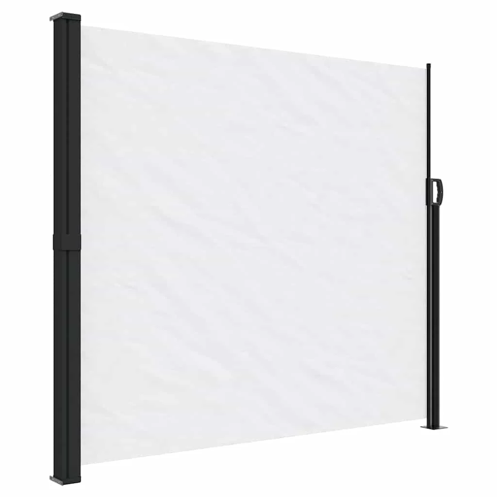 sammenrullelig sidemarkise 180x600 cm hvid - Image 2