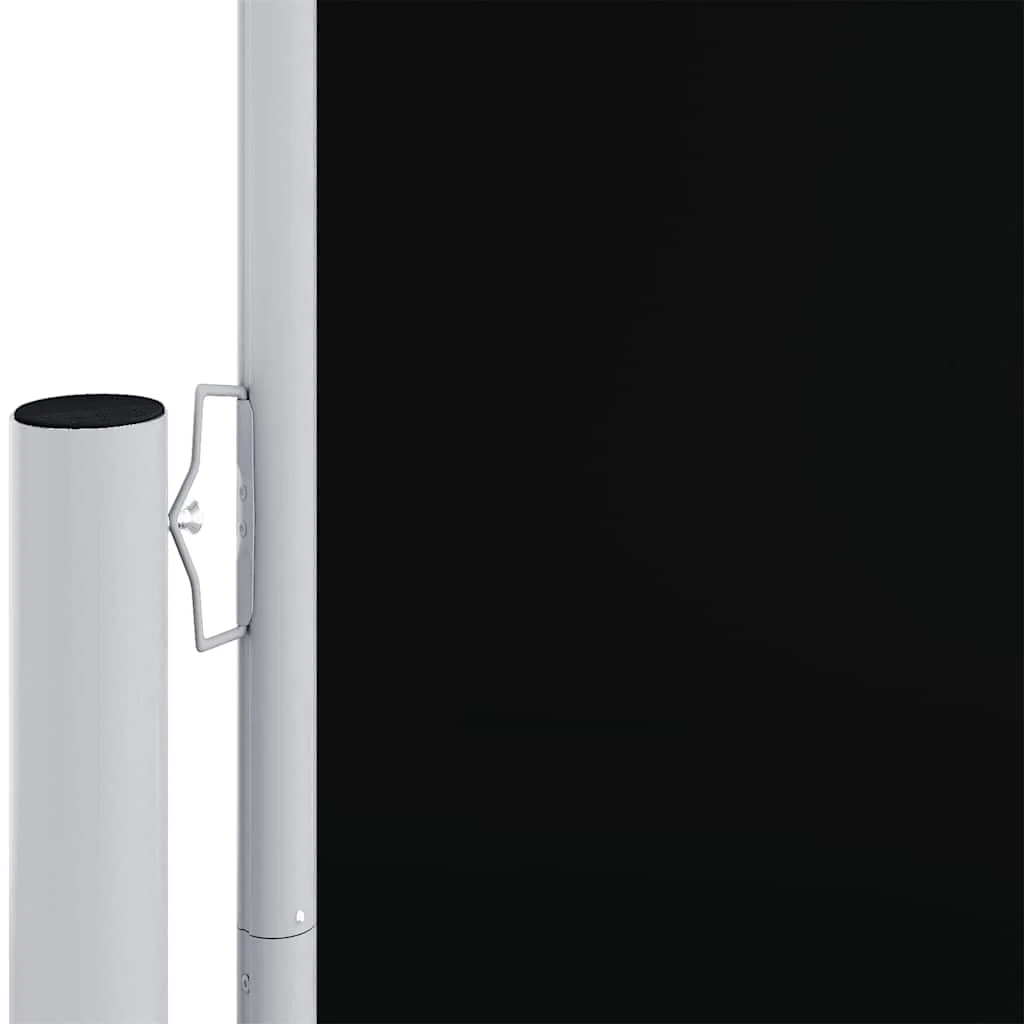 sammenrullelig sidemarkise 180x600 cm sort - Image 4