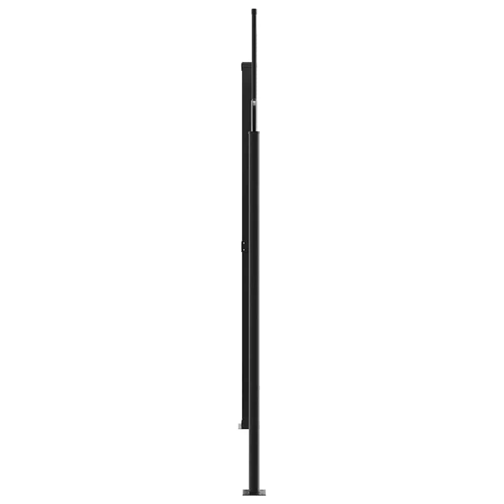sammenrullelig sidemarkise 200x1000 cm antracitgrå - Image 4