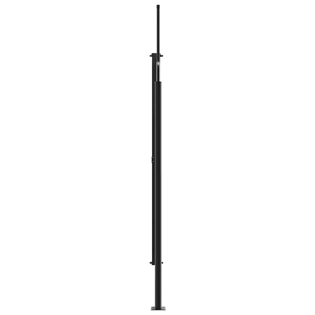 sammenrullelig sidemarkise 200x600 cm cremefarvet - Image 4
