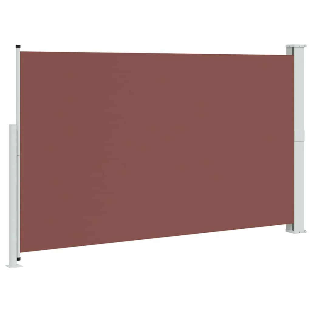 sammenrullelig sidemarkise til terrassen 180x300 cm brun - Image 6