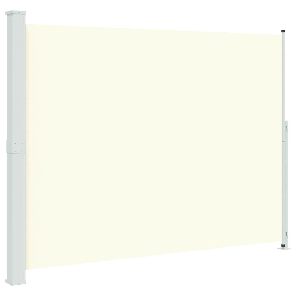 sammenrullelig sidemarkise til terrassen 220x300 cm cremefarvet - Image 2