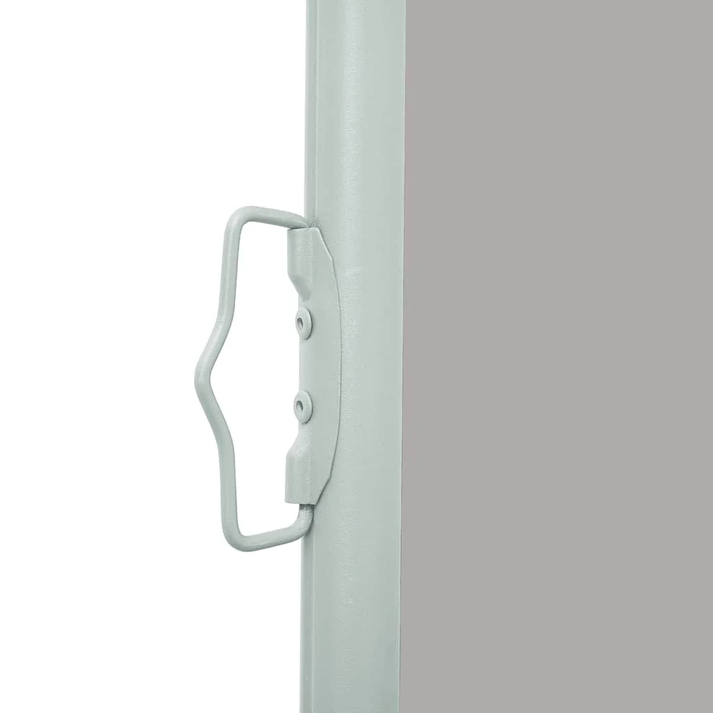 sammenrullelig sidemarkise til terrassen 600x160 cm grå - Image 8