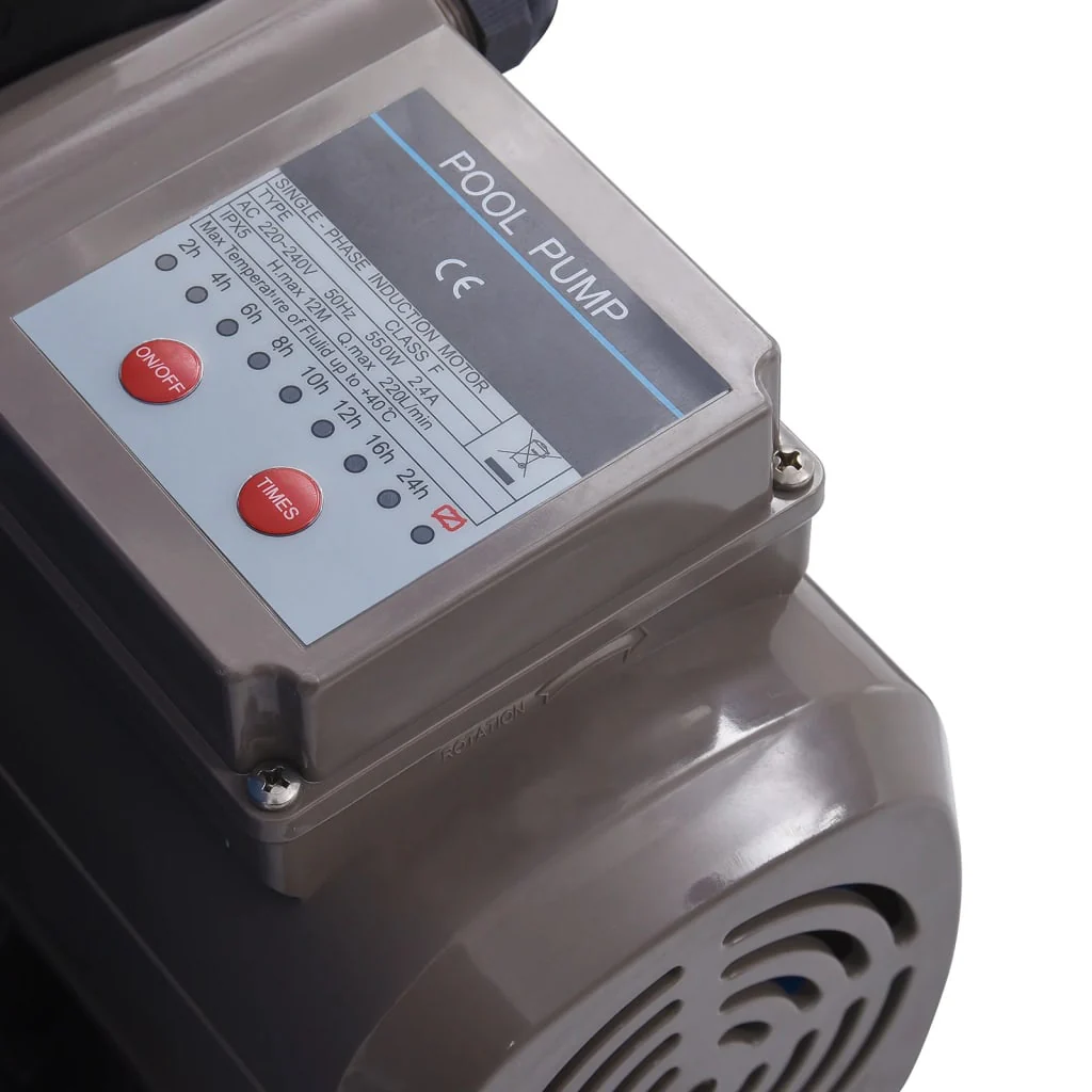 sandfilterpumpe med timer 530 W 10980 l/t. - Image 4