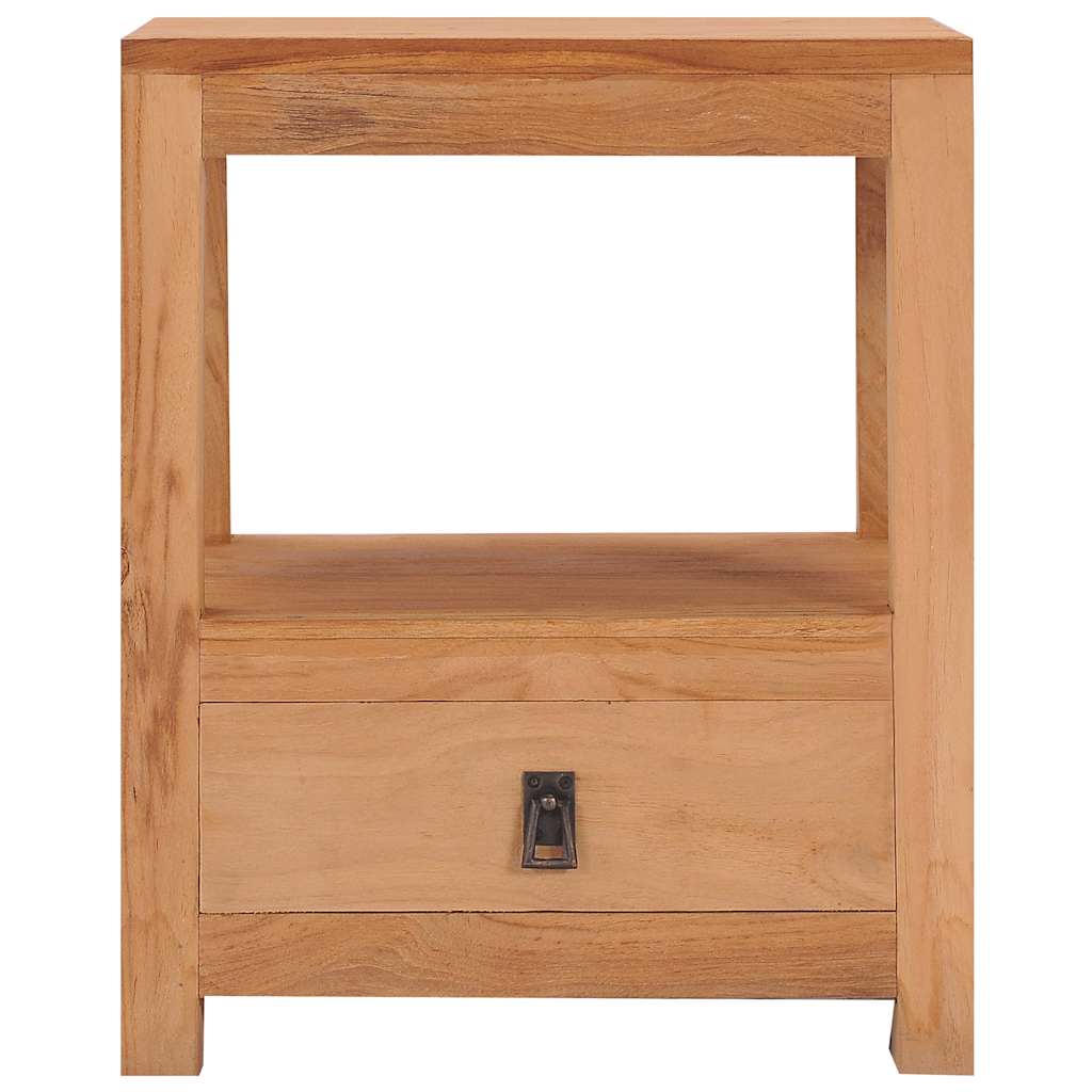 sengebord 40x30x50 cm massivt teaktræ - Image 3