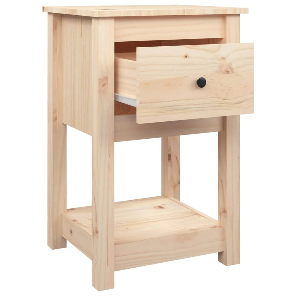 sengeborde 2 stk. 40x35x61,5 cm massivt fyrretræ - Image 8