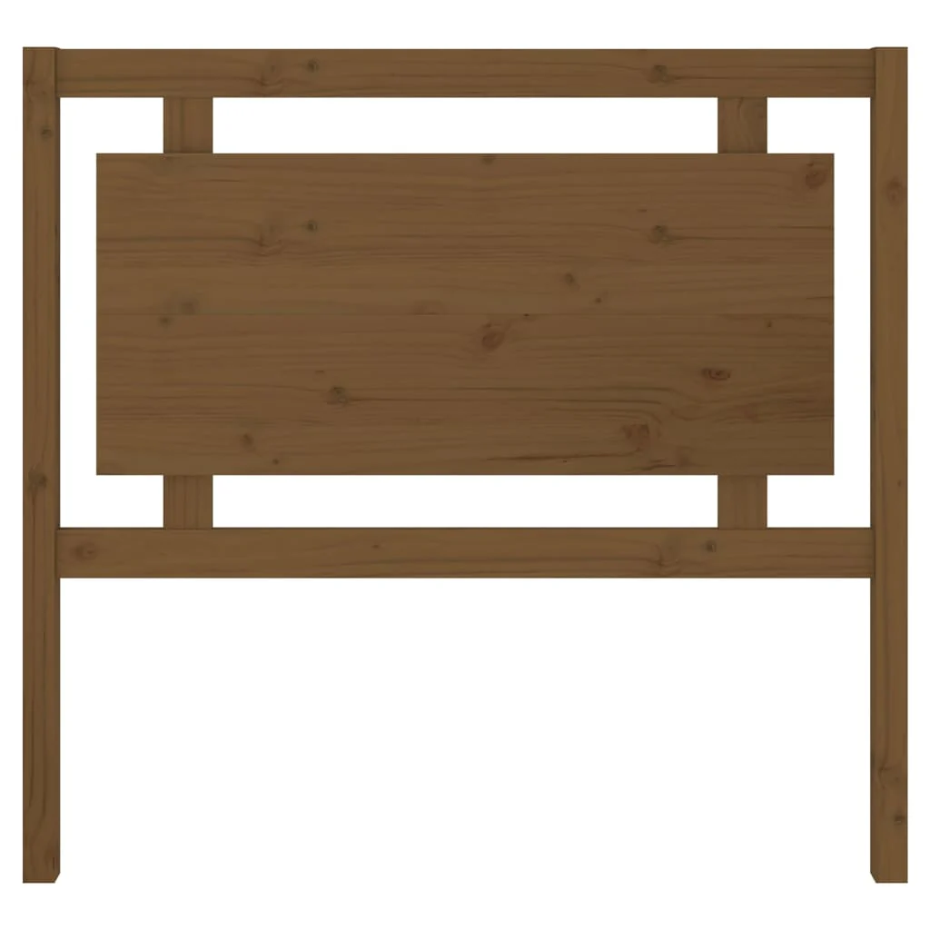 sengegærde 105,5x4x100 cm massivt fyrretræ gyldenbrun - Image 4