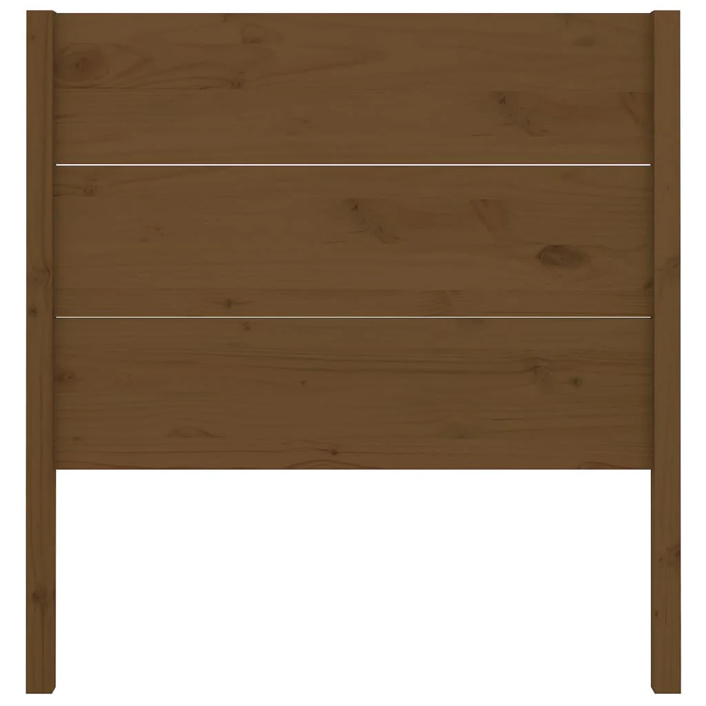 sengegærde 106x4x100 cm massivt fyrretræ gyldenbrun - Image 4