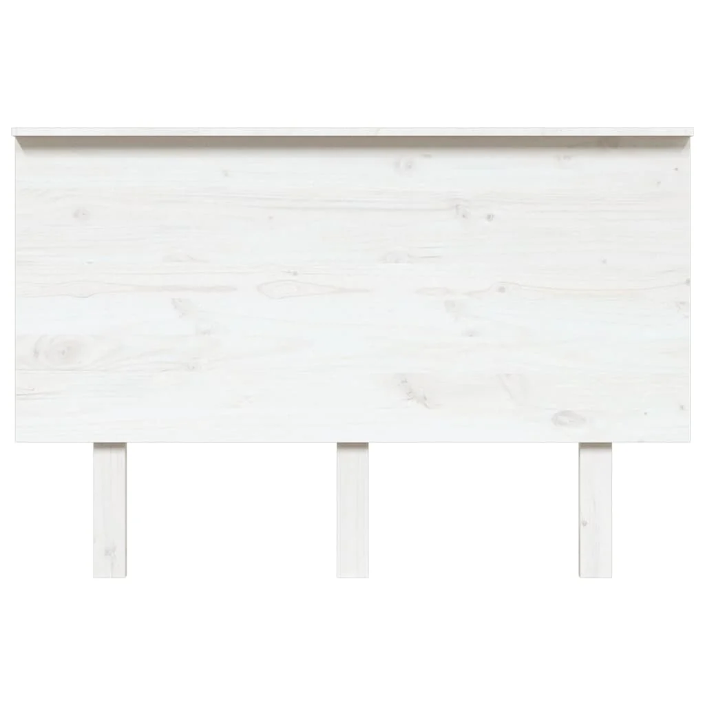 sengegærde 124x6x82,5 cm massivt fyrretræ hvid - Image 3