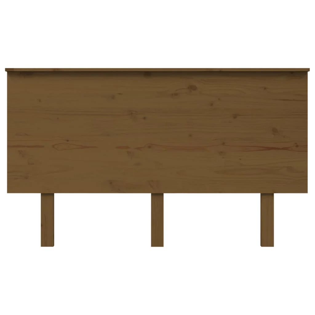 sengegærde 139x6x82,5 cm massivt fyrretræ gyldenbrun - Image 3