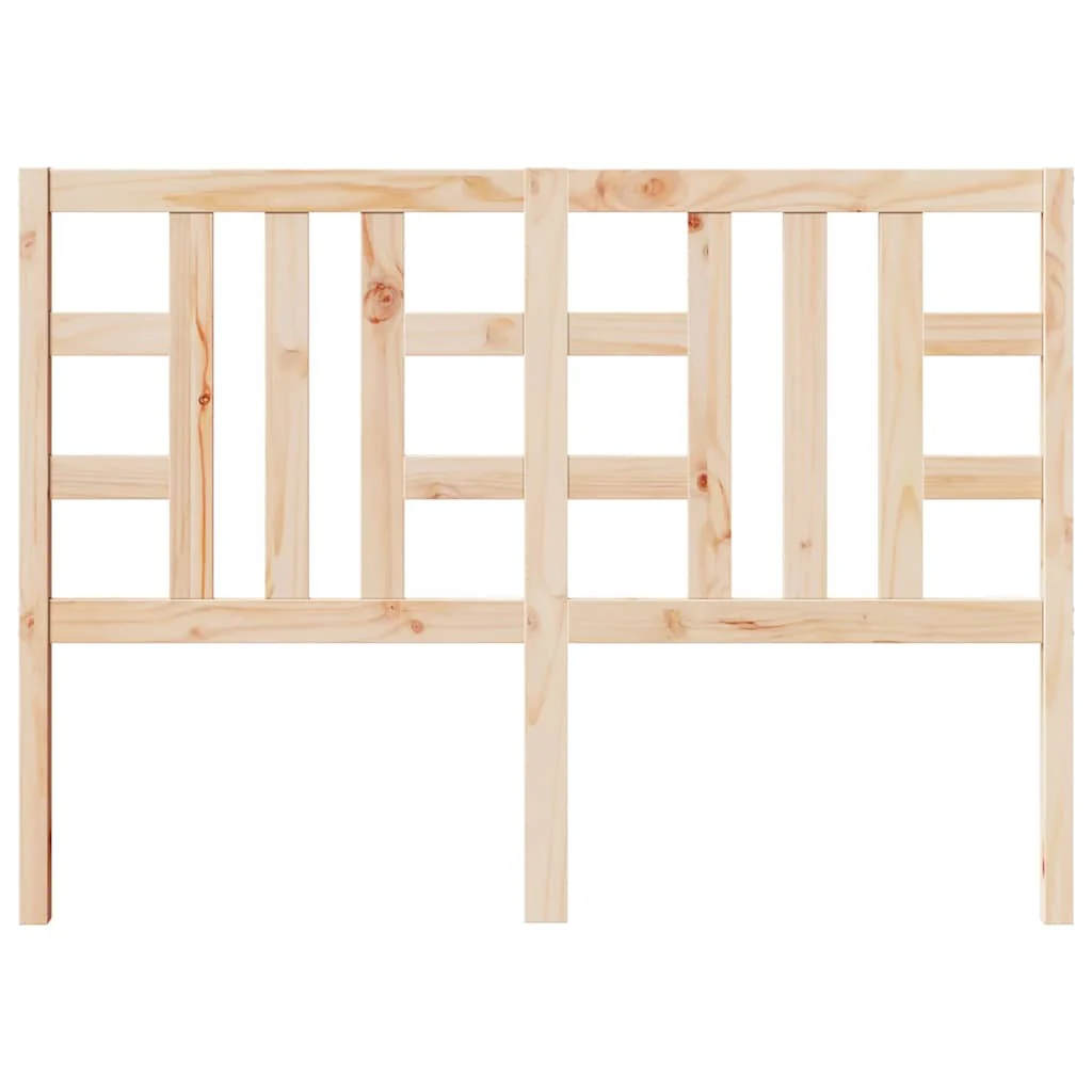 sengegærde 141x4x100 cm massivt fyrretræ - Image 4