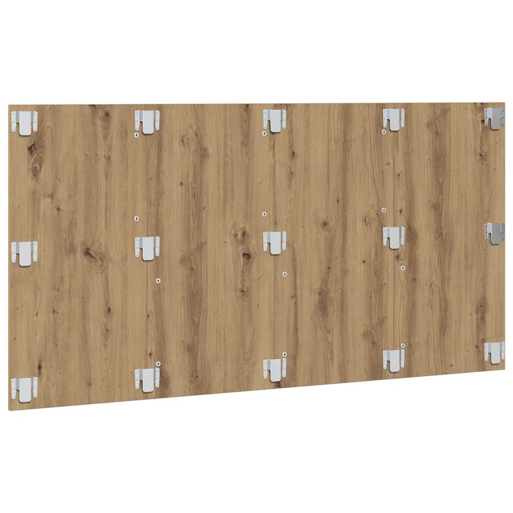 sengegærde 160x1,5x80 cm konstrueret træ kunsteg - Image 4