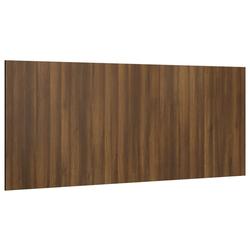 sengegærde 200x1,5x80 cm konstrueret træ brun egetræsfarve - Image 2