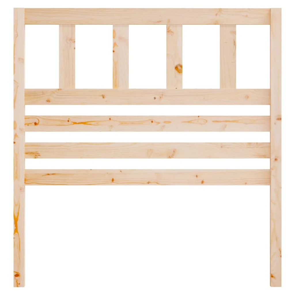 sengegærde 81x4x100 cm massivt fyrretræ - Image 4