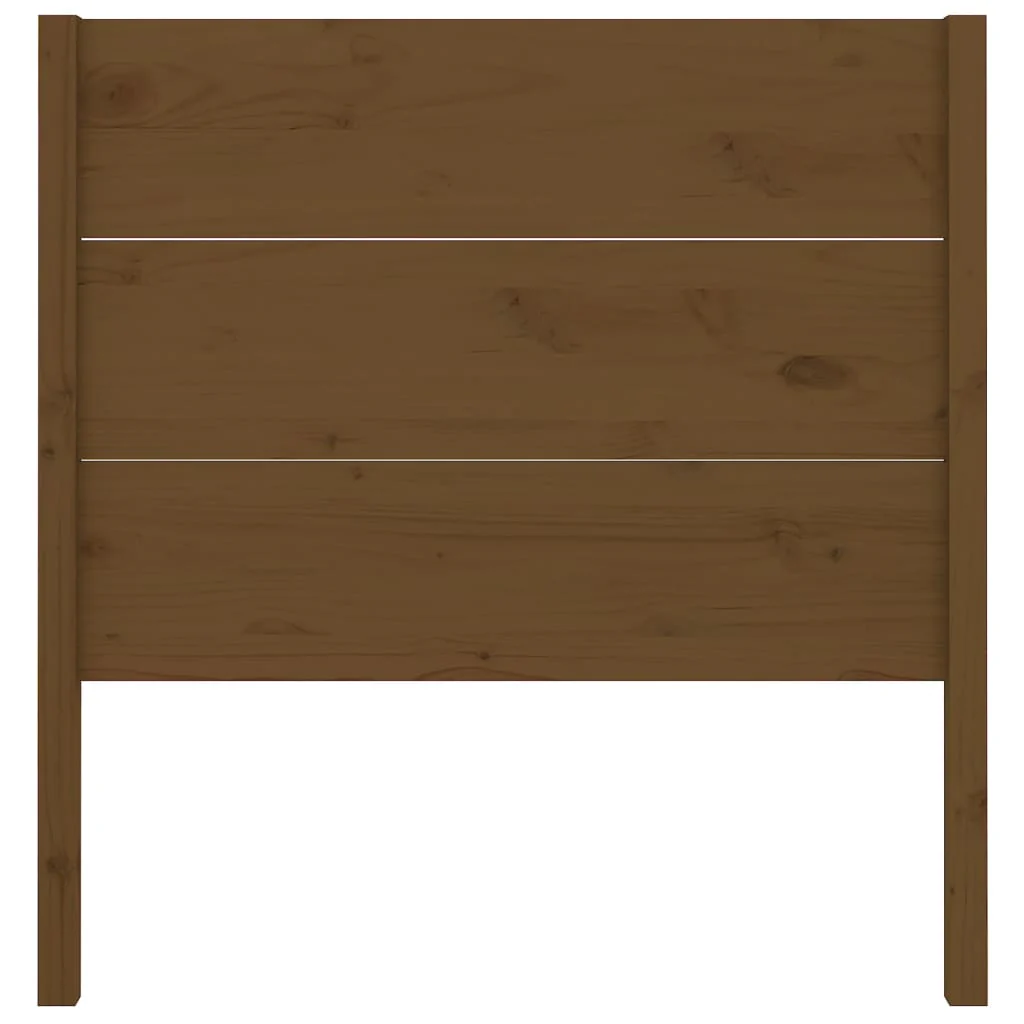 sengegærde 81x4x100 cm massivt fyrretræ gyldenbrun - Image 4