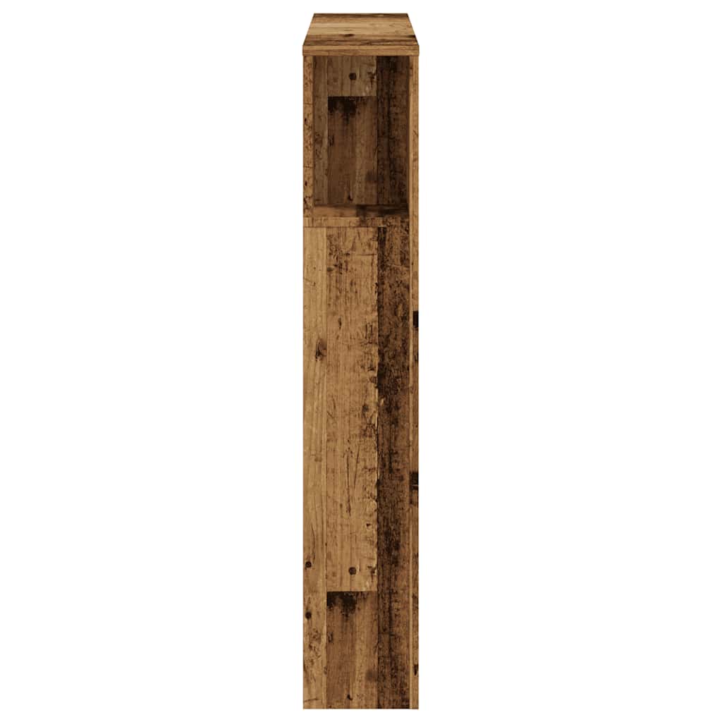 sengegavl 100x18,5x102,5 cm konstrueret træ antikt trælook - Image 5