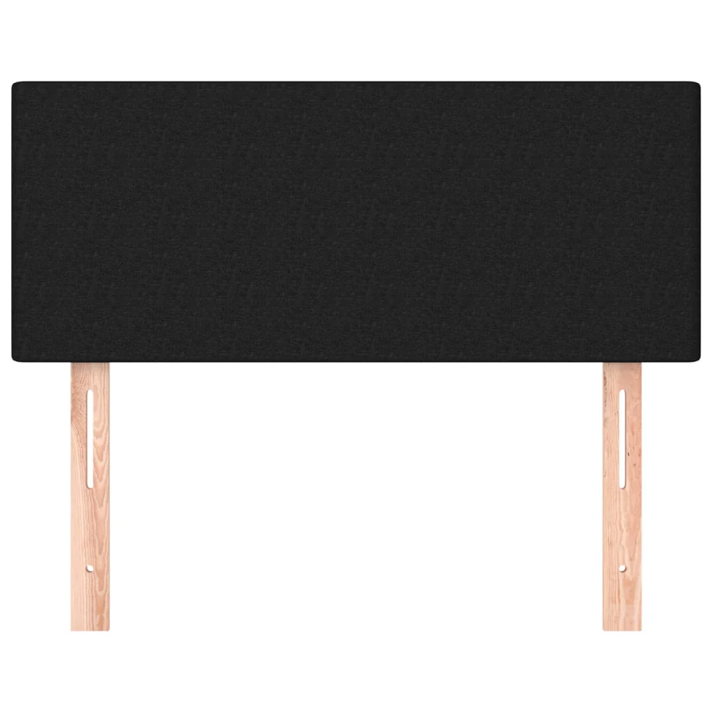 sengegavl 100x5x78/88 cm stof sort - Image 3